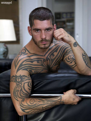 Batman Gay Porn Tattoo - 38 - Logan Mccree Born: 1977 See him: The Drifter (Gay Porn) Height: m)