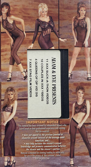 90s Porn Vhs Box - Adam & Eve Presents 4 Pack Adult XXX VHS - Vintage Magazines 16