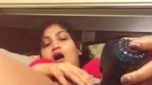 indian dirty ass - Indian girl talking dirty and masturbates with dildo